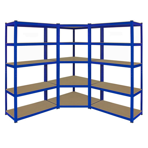 Corner garage racking unit - 1,