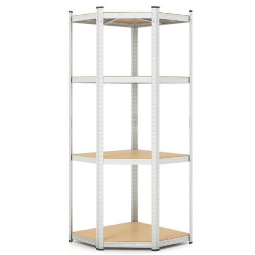Tier corner shelving - 4-tier, unit